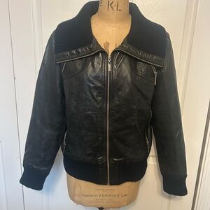 Pasha & Jo Black Bomber Jacket